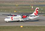 berlin-tegel-txl CSA ATR-72-202 OK-XFC bei der Ankunft in Berlin-Tegel am 02.04.2010