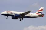 A319 British Airways, G-EUOA, Airbus, A319-131, 02.04.2010, FRA, Frankfurt, Germany 


