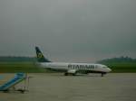 Ryanair Boeing 737-800 der Ryanair in Frankfurt-Hahn.