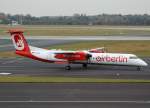 dusseldorf-dus Air Berlin, D-ABQD (aktuelle AB-Lackierung)(LGW), Bombardier DHC 8Q-400, 2009.10.24, DUS, D�sseldorf, Germany