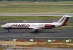 100 Air Berlin, D-AGPL (alte AB-Lackierung), Fokker 100, 2008.05.22, DUS, D�sseldorf, Germany