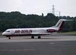 100 Air Berlin, D-AGPO (alte AB-Lackierung), Fokker 100, 2007.09.11, DUS, D�sseldorf, Germany