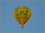 heisluftballone LX-BPO macht Werbung f�r die luxemburgische Post. Schieren 17.04.10.