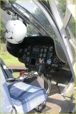 EC 135 Das Cockpit von Christoph 8.  Wanne-Eickel 12.08.2007