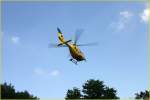 EC 135 Abflug von Christoph 8.  Wanne-Eickel 12.08.2007