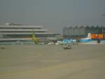 Fokker 50 der KLM in K�ln-Bonn  ...