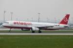 A321 Landung A321/AtlasJet/M�nchen/MUC/22.05.2010.

