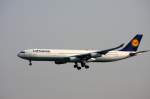 Lufthansa Reg.: D-AIGL Hersteller: AIRBUS Typ: 340-313X Serien Nr.: 135 Baujahr: 1996 Test-Reg.: F-WWJS Erstflug: 03.04.1996 mit dem Taufnamen Herne aufgenommen am 22.05.2010 auf dem Flughafen Frankfurt am Main