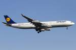Lufthansa Lufthansa, D-AIGT, Airbus, A340-313, 24.04.2010, FRA, Frankfurt, Germany 


