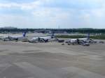 Condor Eigentlich... kein seltenes Bild aus D�sseldorf... aber drei Condor&acute;&acute;s auf einem Bild schon. V.l.n.r : D-ABOC, D-ABOK, D-ABOL. Boeing 757-330. Flughafen D�sseldorf. 15.05.2010.