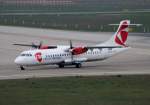berlin-tegel-txl CSA ATR-72-202 OK-XFA bei der Ankunft in Berlin-Tegel am 24.04.2010