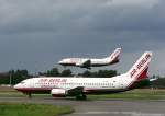 berlin-tegel-txl 2x Air Berlin 30.07.2007 

Vorne: D-ADIJ
Hinten: D-AGEA RMK: Graue Turbinenabdeckung