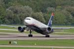 767 US Airways , Boeing 767-2B7(ER) beim Take off auf Rwy 16. Z�rich, 17.Aug. 2007