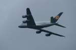 Lufthansa Airbus A380-800 D-AIMA 'Frankfurt am Main' ist vor kurzem in Wien Schwechat gestartet und wird jetzt nach Dresden fliegen. 2.6.2010