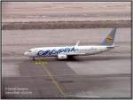 Boeing 737-800 der Eurocypria an einem kalten 02.02.06 auf dem ...