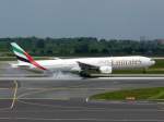 777 Emirates; A6-EMO; Boeing 777-31H. Flughafen D�sseldorf. 02.06.2010.