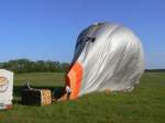 heisluftballone Ballon-Tours D-OBTN kurz nach unserer Landung in Klosterdorf bei Strausberg am 05.06.2010