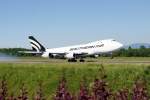 747 Eine Boeing 747-281F von Southern Air mit der Kennung N758SA aufgenommen am 05.06.2010 auf dem Flughafen EuroAirport Basel-M�hlhausen-Freiburg