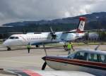 Austrian Arrows Austrian Arrows, OE-LGK, Bombardier DHC Dash 8Q-400 (Burgenland), 2010.04.05, ACH-LSZR, Altenrhein/St.Gallen, Schweiz