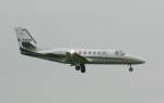 stuttgart-str Cessna 550B Citation Bravo des Stuttgarter Flugdienstes (SFD) bei der Landung auf dem Flughafen Stuttgart (02.06.10)

