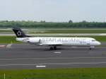 100 Contact Air 'Star Alliance'; D-AFKA; Fokker F-100. Flughafen D�sseldorf. 16.05.2010.