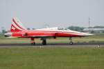 Patrouille Suisse F-5E Tiger II J-3088 bei der Landung nach ...