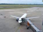 Eine Maschine von British Airways kurz nach dem Landen am ...