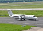 BAe 146 der WDL, D-AWBA, taxy in D�sseldorf - 07.06.2010 ...