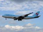 Korean Air Cargo; HL7605; Boeing 747-4B5. Flughafen Frankfurt/Main. 12.06.2010.  ...