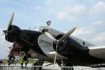 Lufthansa Traditionsflug Junkers Ju 52 D-CDLH(D-AQUI) am 08.06.2010 auf der ...