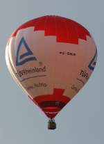 heisluftballone D-OMJB, Schroeder Fire Balloons G-34-24, T�V Rheinland, 2009.08.01, �ber Schlo� Dyck bei J�chen, Germany