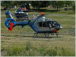 EC 135 D-HRPA Eurocopter EC 135 der deutschen Polizei aufgenommen am 04.07.10 in Diekirch (L) anl�sslich einer Austellung von Polizeifahreugen zur 750. Jahrfeier der Stadt Diekirch. 
