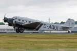 D-CDLH Lufthansa Traditionsflug Junkers Ju-52 Berlin-Sch�nefeld - ILA 2010,12.06.2010  ...