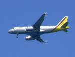 Germanwings A 319-132 D-AGWB im Landeanflug auf Korfu am 17.07.2010 ...