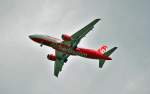 A 320-214 Air Berlin D-ABDX im Anflug auf D�sseldorf - ...