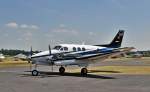 bonn-hangelar-edkb Beech C 90 GTi King Air - D-ISBC - beim rollen zur Startbahn in Bonn-Hangelar - 25.06.2010