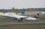 Lufthansa A 321-131 D-AIRP L�neburg beim Start in Berlin-Tegel am ...