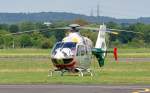 EC 135 EC 135P-2 D-HBYE, abgestellt in Bonn-Hangelar - 14.08.2010