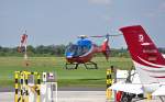 EC 120 EC-120 Colibri hovert zur Tankstelle in Bonn-Hangelar - 14.08.2010