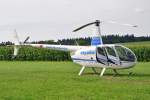 R 44 R 44 Raven II, D-HNEL, wartet auf Flugg�ste f�r Rundfl�ge beim 'Trucker-Fest' in Kirchheim - 14.08.2010