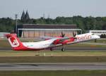 berlin-tegel-txl Air Berlin De Havilland Canada DHC-8-402Q D-ABQC beim Start in Berlin-Tegel am 03.06.2010