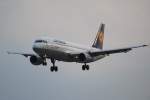 Lufthansa Lufthansa Airbus A320-200 Buxtehude vor der Landung in Hamburg Fuhlsb�ttel am 18.08.10