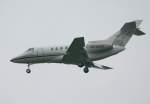Private Hawker 750 N6405K im Landeanflug in Berlin-Sch�nefeld am 07.06.2010 ...