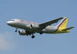 Germanwings A 319-112 D-AKNL im Landeanflug in Berlin-Sch�nefeld am 07.06.2010 ...