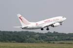 Tunisair, TS-IOP, Boeing 737-600 ...  Michael schneider 11.09.2010