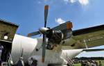 C-160 Transall, linkes Turbo-Triebwerk, Breitscheid 21.08.2010  ...