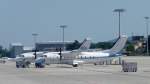 Zwei Dornier 328-100, hinten von der Cirrus Airlines, vorne evtl. ...