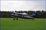 D-FJKA. Antonov AN-2 der Hanseflug auf dem Flugplatz in Wyk ...