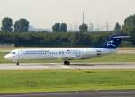 100 Montenegro Airlines, 4O-AOT, Fokker 100, 2010.09.22, DUS-EDDL, D�sseldorf, Germany 

