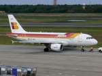 Iberia Iberia A 319 EC-HGR pushback in Berlin TXl am 20.09.2007